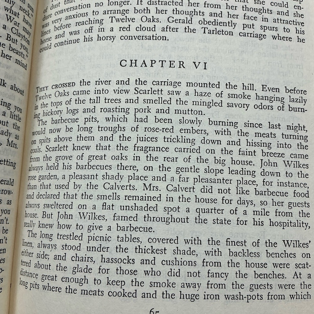 Vintage 1964 Gone with the Wind the McMillan company hardcover book - Picture 3 of 6